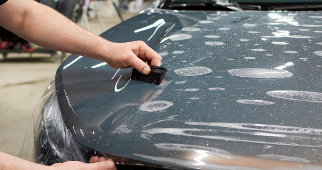 Jaguar Paint Protection Film Installation